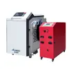 Máquina de Solda a Laser Portátil Andes Quatro em Um, 4 Alimentadores de Arame, Profundidade de Solda de 12mm, Máquina de Solda Contínua de Metal de 3000W