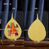 Folhas Naturais de Bodhi, Zhakiram, Farmacêutico, Thangka da Tara Verde, Pintura Thangka do Deus da Riqueza Amarelo, Arte de Parede, Molduras para Fotos no Atacado