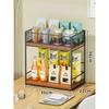 Prateleira de Mesa de Jantar Sala de Estar Mesa de Trabalho Multi-Camada Armazenamento de Lanches Copo Prateleira para Xícara de Chá Mesa de Cozinha Prego Tempero Aparador