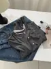 Cárdigan de punto con caída, corte relajado, mezcla de lana Tencel, diseño de dos piezas falso, cierre de botones al frente para mujer, principios de otoño 2026, ligero, estilo coreano, chaqueta corta versátil