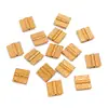 Dijes para Colgantes de Corazón, Flor, Animal, Estrella, Hoja, Pimienta, Hechos por Ti Mismo, Acero Inoxidable Chapado en Oro Real Ecológico, Joyería