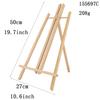 Nuevo en stock Tablero de dibujo de madera Pintura al óleo Marco de fotos Trípode Tableta Escritorio Soporte pequeño Plegable Marco de tablero de dibujo