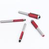 Fresa de Acero de Tungsteno de Doble Filo Lavie con Vástago de 1/4 Fresadora de Acabado de Bordes Biselados para Carpintería 6 Fresadoras de Rodamiento para Carpintería