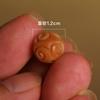 Raíz de Bodhi Blanca con Cáscara Loto Puro Tallado a Mano Colorido Bola de Loto Duobao Nube Propicia Loto de Dos Capas Accesorios Diy