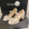 Zapatos Mary Jane Nuevos Estilos Primavera/Verano 2025 que Aumentan la Altura para Mujer, Adecuados para Figuras Pequeñas, Combina con Faldas, Zapatos de Boda, Zapatos para Dama de Honor, Zapatos de Tacón Grueso Individuales para Mujer