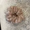 Scrunchie Jumbo Plissado de Renda Coreano Grande Bolha Elegante Elástico de Cabelo Corda de Cabelo para a Parte de Trás da Cabeça Novos Acessórios de Cabelo