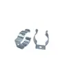 Braçadeira de tubo elástica braçadeira de tubo clipe de tubo de aço clipe de tubo de água braçadeira de tubo em U chapa de mola de aço 65mn fivela de tubo de lâmpada chapa de aço feroz