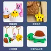 Impressão 3D Transfronteiriça Novo Desenho Animado Fruta Mangostão Descompressão Clicker Acessórios Brinquedos para Alunos do Ensino Fundamental Presentes Atacado