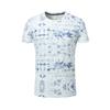 Roupas esportivas masculinas transfronteiriças de seda gelo de secagem rápida para corrida ao ar livre, soltas, plus size, elásticas, manga curta, top em estoque, atacado UA
