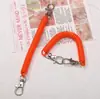 Llavero de Cuerda de Primavera Colorida Cordón Colgante Cuerda Telescópica Cuerda Anti-Pérdida Cuerda para Teléfono Móvil Accesorios Colgantes para Llavero