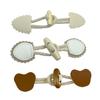 Cuerda de Algodón para Niños Botones de Cuero Ropa Botones de Cuerno Botones Ropa Exterior para Bebé Ropa Exterior Suéter Ropa para Niños Botones Ropa Exterior Botones