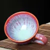 Juego de Taza y Platillo de Café Transfronterizo Cerámica Kiln Change Dibujo de Alambre Estilo Europeo Creativo Espresso Estilo Retro Taza de Té Taza de Desayuno