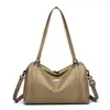 Bolsos para Mujer 2026 Nuevo Estilo Bolso de Hombro y Axila Bolso Boston Piel Suave para Mujer Bolso Almohada de Alta Gama Bolso Cruzado para Viajes