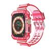 Pulseira Peça Única Estilo Geleira Transparente Adequada para Apple Watch Ultra3 49mm Pulseira de Pulso em TPU