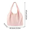 Bolso Cruzado de Moda Estilo Coreano y Japonés, Bolso de Compras de Algodón, Bolso de Lona para DIY, Estilo Acordeón