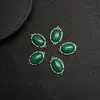 Joyería de Piedra Popular de Europa y América El Más Vendido de Amazon Collar con Colgante Bordeado de Múltiples Materiales de Jade Cristal Rosa