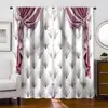 Cortina de puerta de 2 piezas serie cortina fabricantes suministro transfronterizo plataforma Amazon WISH cortina de tela con impresión digital 3D