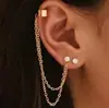 Amazon Nuevos Pendientes Geométricos de Cobre y Zirconio Pendientes de Hojas Completamente Diamantados Pendientes de Moda para Mujer