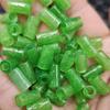 Jade de Taiwan furo grande passe rodoviário Jade contas soltas verde espinafre sol Verde Cruz passe rodoviário acessórios de joalheria contas