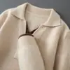 Suéter de Punto para Hombre Otoño/Invierno 2026, Cuello Solapa, Falso Dos Piezas, Corte Holgado, Estilo Old Money, Versátil para Capas, Top Casual