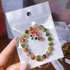Novo Pulseira Fofa Colorida de Natal Ins Nicho Versátil Doce Pulseira de Melhor Amigo Venda Direta da Fábrica Joias