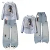 Ropa de otoño para niños para niñas, nuevas sudaderas de estilo universitario con estampado de imitación de dos piezas para niños mayores, 2026