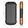 Banco de Energía Solar Impermeable para Exteriores Transfronterizo 16000Mah Gran Capacidad Carga Rápida Carga Inalámbrica Fuente de Alimentación Móvil Pse