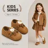 Zapatos de Niña de una Sola Capa para Primavera y Otoño Zapatos de Caricatura tipo Birkenstock Zapatos de Princesa para Niños Invierno 2025 Zapatos Pequeños de Cuero para Bebé Mocasines