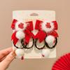 Accesorios Tradicionales para el Cabello de Niñas para Año Nuevo, Pinzas para el Cabello con Lazo Estilo Chino Hanfu de Año Nuevo, Horquillas para Bebé Año del Caballo al por Mayor