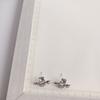 Pendientes de estrella de circonita con forma de corazón, pendientes de celebridades online, pendientes de verano 2023, diseño de nicho, pendientes de elfo lunar.