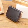 Nova Carteira Masculina Porta-Cartões Sanfonada com Múltiplos Compartimentos para Cartões e Grande Capacidade Porta-Documentos Masculino Carteira de Armazenamento Fashionável em Estoque