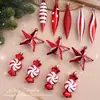 Navidad Decoraciones de Navidad Accesorios para Árbol de Navidad Colgantes Metálicos Decorativos Muñeco de Nieve Accesorios de Anciano Colgantes