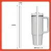 Pajita de Vidrio de Borosilicato Extendida de 10 mm, 28-30 cm de Alto, Accesorios para Taza Térmica Stanley, Amazon
