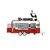 Carrito de café móvil, food truck, remolque food truck, carrito comercial de té de leche para atracciones turísticas