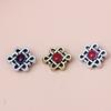 Joyería Étnica DIY de Xizang, Cuentas Budistas, Accesorios, Azul Tostado, Aceite Goteante, Cloisonné Calado, Nubes Nudadas Chinas