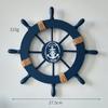 Pendente Decorativo de Roda do Timão Mediterrânea Estilo Oceano Quarto de Crianças Pequeno Timoneiro Pingente Acessórios para Parede de Fotos Decoração de Parede