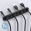 Organizador de Cables de Escritorio, Almacenamiento de Cables de Datos, Organizador de Cables de Carga, Clip de Pared para Cables de Escritorio de Oficina