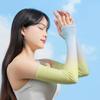Manga de Hielo Degradada de Verano para Mujer Manga de Mano Trendy para Conducir Protección UV Estudiante Protector Solar Manga de Hielo de Seda de Hielo Venta al Mayoreo