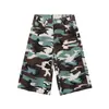 Nirben Mezclilla Verano perfil suelto lavado vintage desgastado cortos rectos Pantalones cortos de mezclilla moda hombre