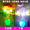 Lámpara LED controlada por luz con interruptor, luz nocturna enchufable, lámpara de pared para mesita de noche, luz nocturna de enchufe, lámpara de conejo para cuidado, fábrica al por mayor
