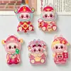 Nuevo Año Nuevo Dibujos Animados Acrílico Creativo Broche DIY Imán para Refrigerador Accesorios Año del Serpiente Pequeños Regalos