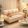 Sofá Preguiçoso Que Pode Ser Usado para Deitar e Dormir, Cama Dobrável Estilo Sofá Individual, Sofá-Cama Dobrável Duplo para Quarto, Dupla Finalidade