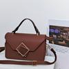 Bolsa Outono Feminino 2024 Bolsa Feminina Alta Textura Bolsa Crossbody Popular Quente Portátil Leve Casual All-match Axils