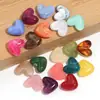 Pendientes y Tachuelas de Acrílico con Gradiente en Forma de Corazón Accesorios Hechos a Mano DIY Funda de Teléfono Pasador Accesorios de Joyería