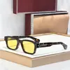 Gafas de Sol Cuadradas de Lujo Hechas a Mano Kirwin Jmm Moda Transfronteriza Esmeralda para Hombres y Mujeres Gafas de Sol de Moda Top