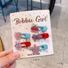 Lindo Pasador de Pelo Infantil con Bloques de Color de Corazón y Estrella Versátil Dibujos Animados Pasador No Dañino Niña Dulce Pinza Lateral Pinza Superior