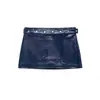 Para Comercio Exterior Europeo y Americano Transfronterizo Ropa de Mujer, Popular en Aliexpress, Estilo Otoño, Elegante Conjunto de Falda de Cuero Brillante Azul Marino