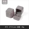 Directo de Fábrica Caja de Joyería de Tela Larga de Felpa de Ocho Lados Empaque para Anillo Pulsera Collar Adorno En Stock Venta al por Mayor