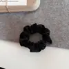 Diadema de terciopelo con estampado de leopardo estilo coreano para otoño e invierno, scrunchie femenino y versátil, cuerda para el pelo con bola, accesorios para el cabello