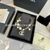Versión Alta Xiaoxiang 1:Pulsera de Corazón de Melocotón de 1 Estrella Doble C para Mujer, Aroma Pequeño, Doble Capa, Corazón de Perla, C, Joyería de Mano para el Hogar, Venta al por Mayor